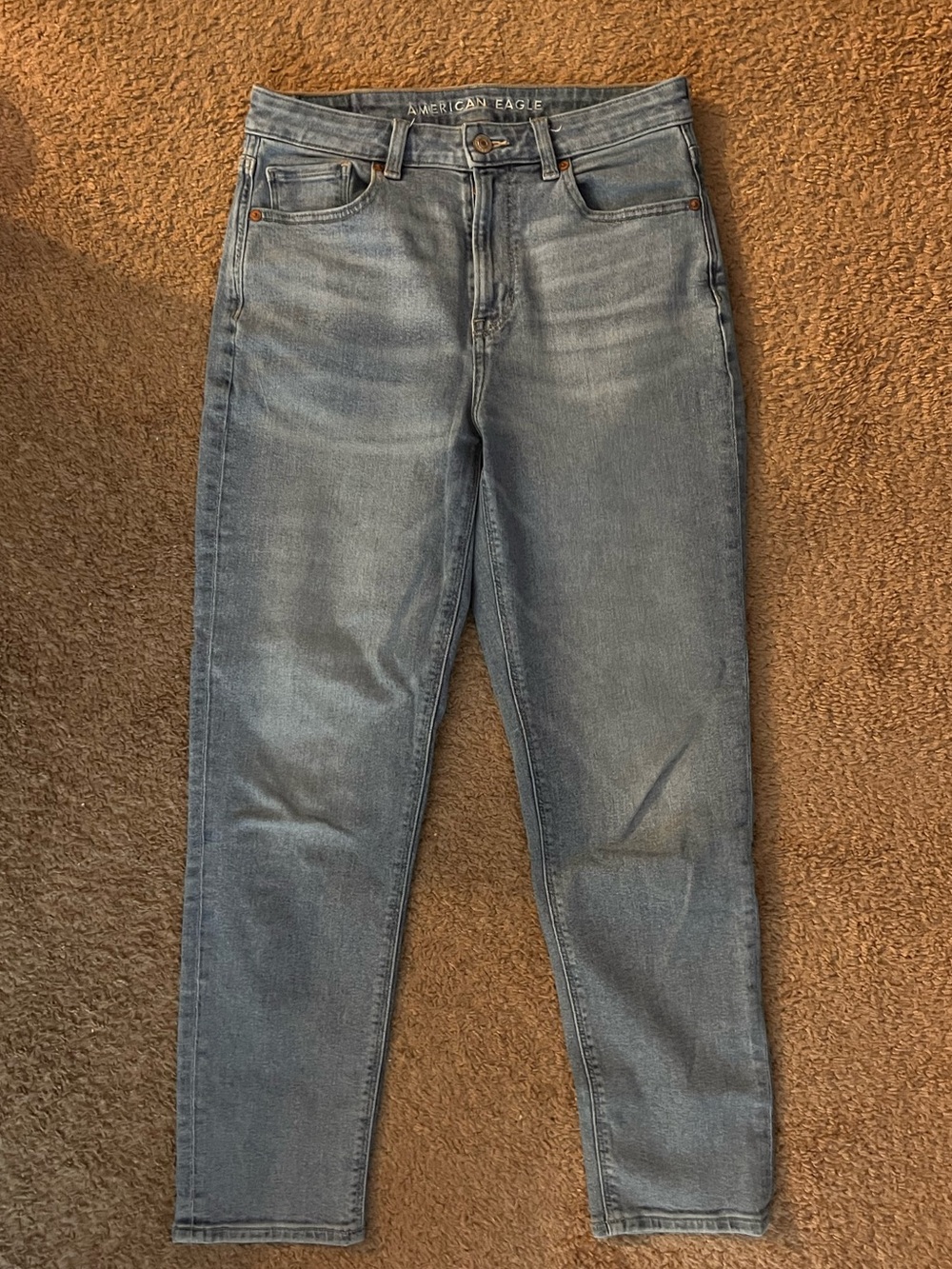 American Eagle Light Blue Denim Mom Jeans